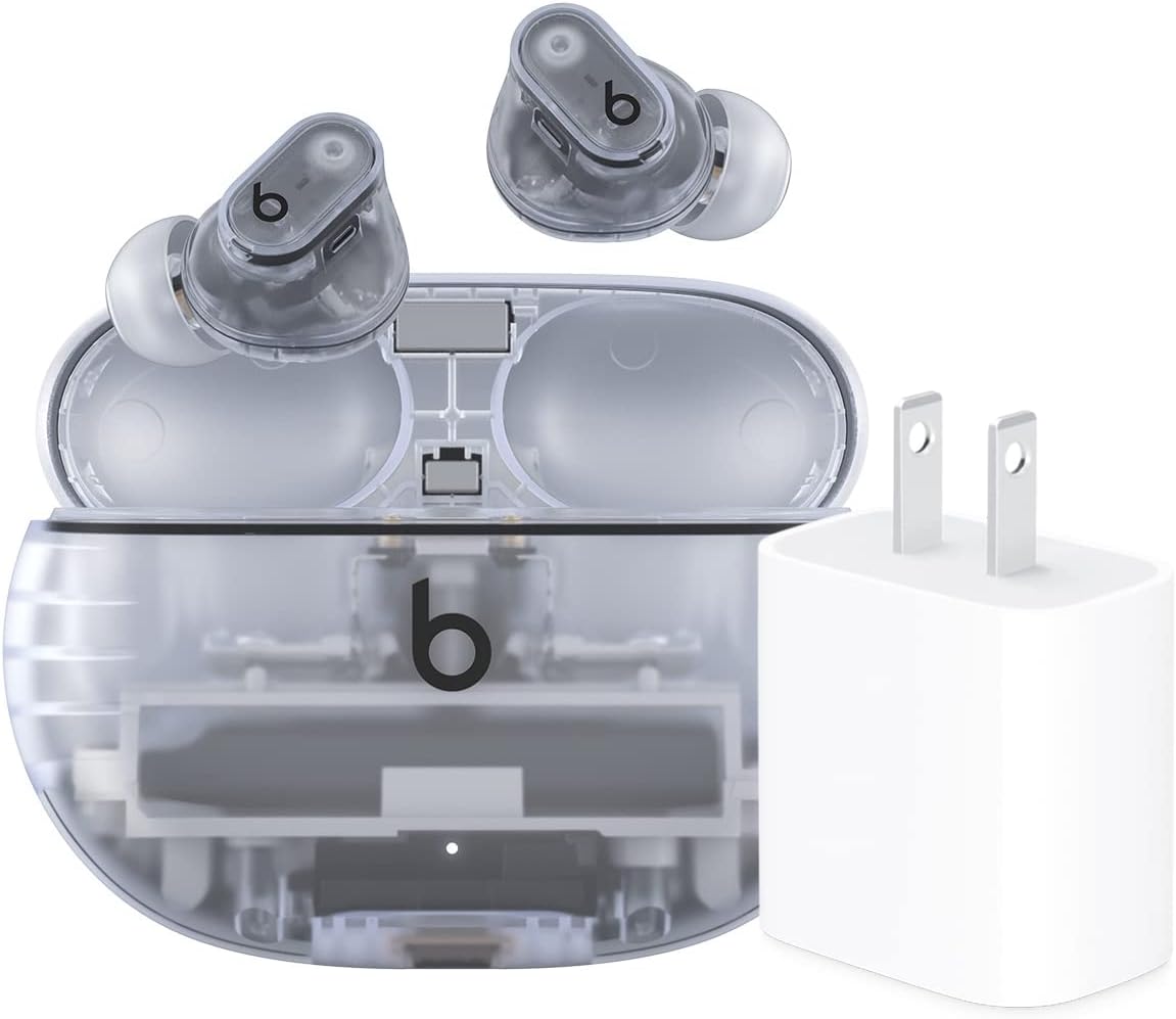 Beats Studio Buds + true wireless earbuds with noise cancellation in black and gold finish — view 3b
