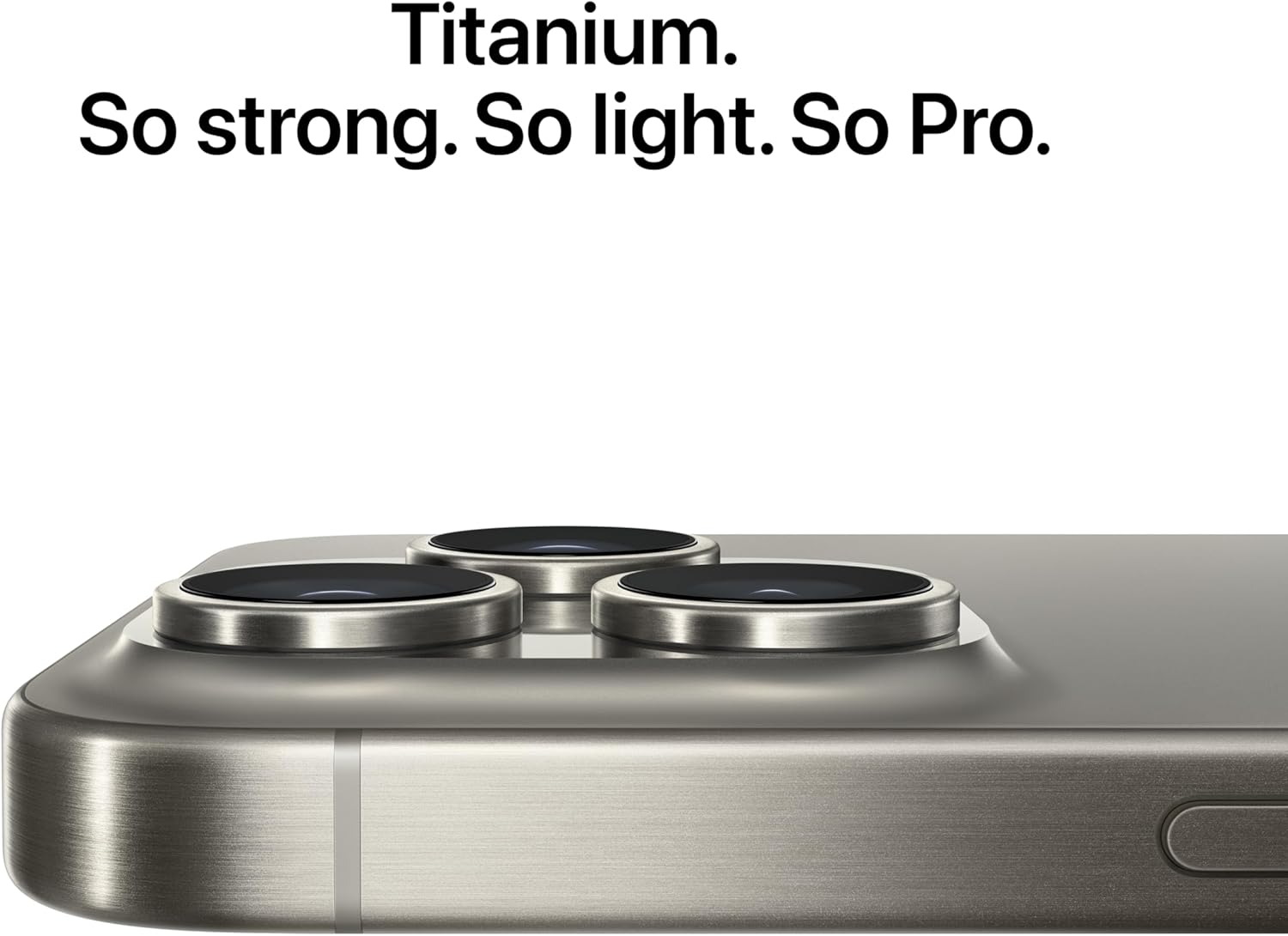 iPhone 15 Pro Max in Black Titanium finish, front and back view showing premium design and camera system โ view 2
