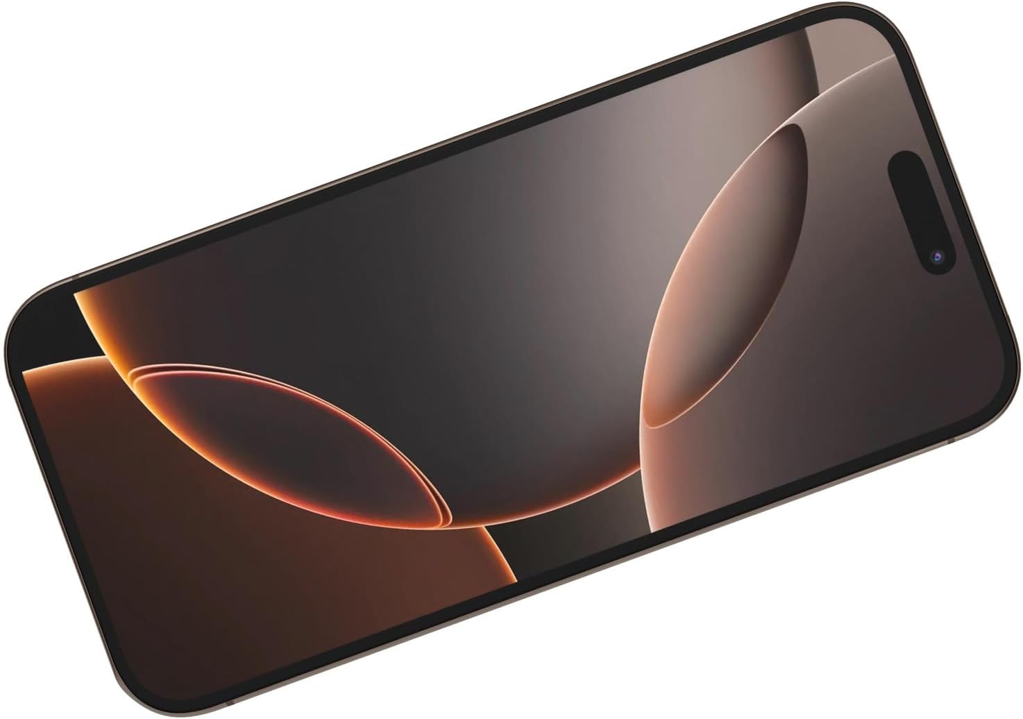 Apple iPhone 16 Pro in Desert Titanium with premium build, front and back view showing camera system and display — view 3
