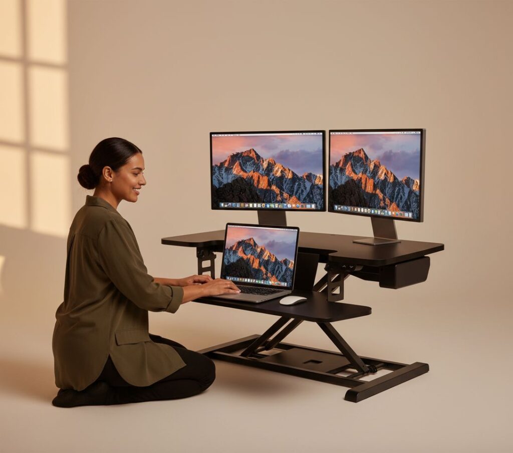35″ Electric Standing Desk Converter: Honest Review