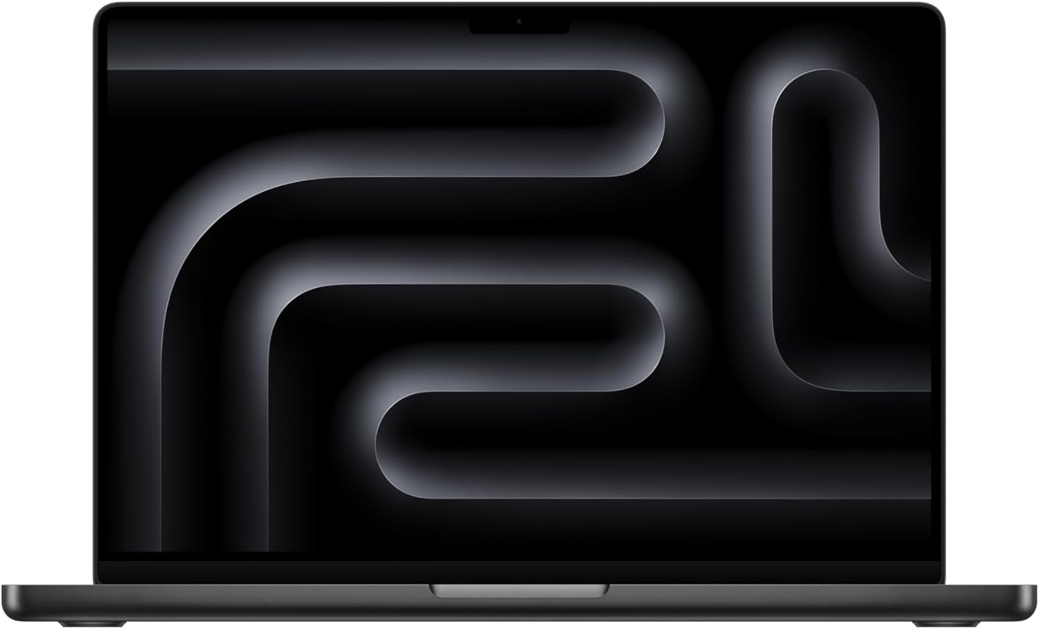 Apple MacBook Pro 14-inch with M5 chip in Space Black, featuring Liquid Retina XDR display and premium aluminum build — view 1