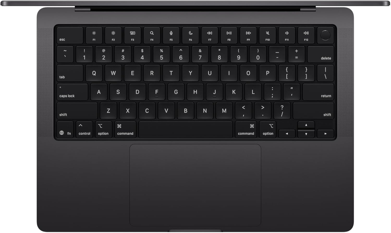 Apple MacBook Pro 14-inch with M5 chip in Space Black, featuring Liquid Retina XDR display and premium aluminum build — view 2