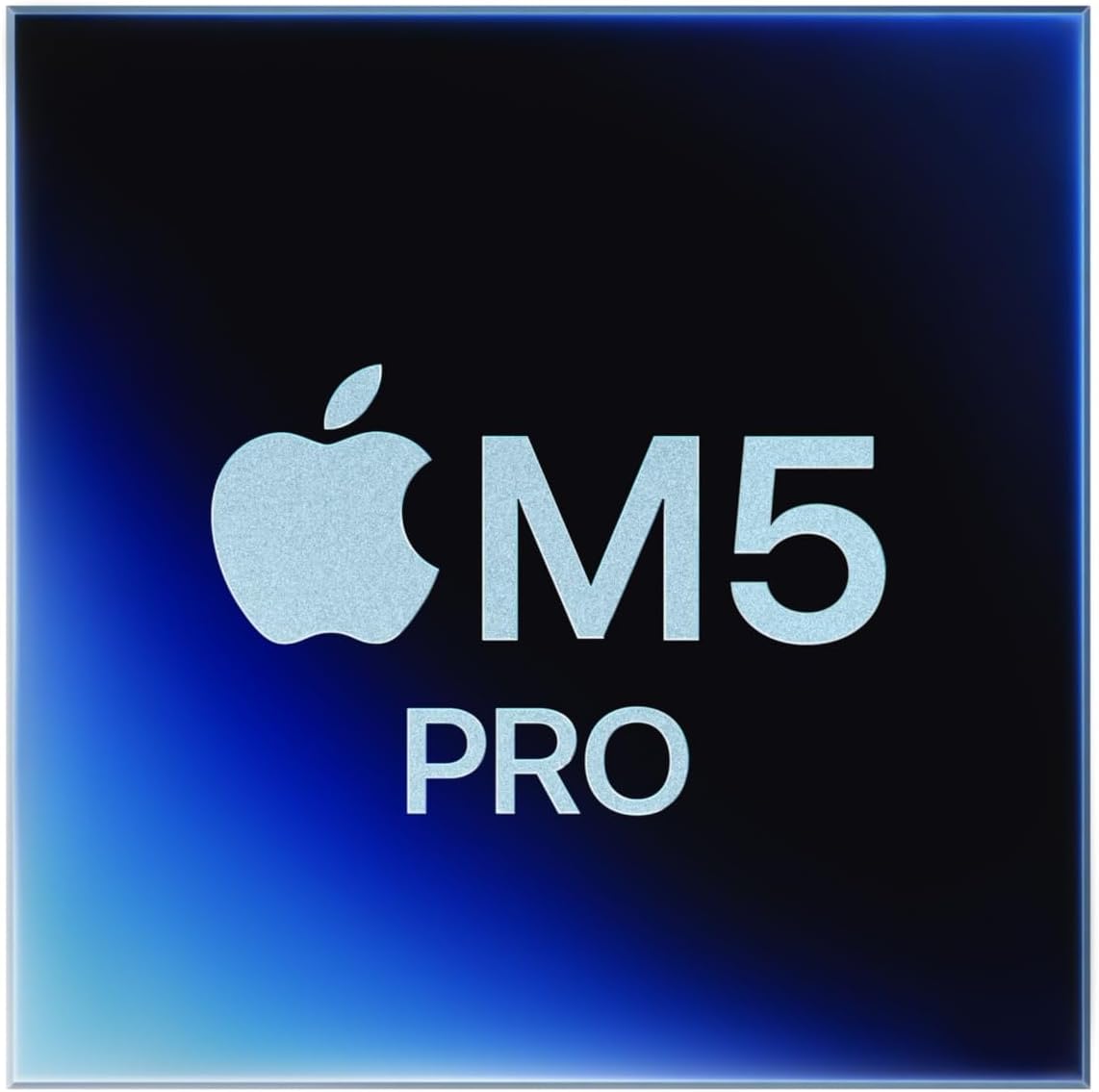 Apple 14-inch MacBook Pro with M5 Pro chip in Space Black, showing display and keyboard — view 3
