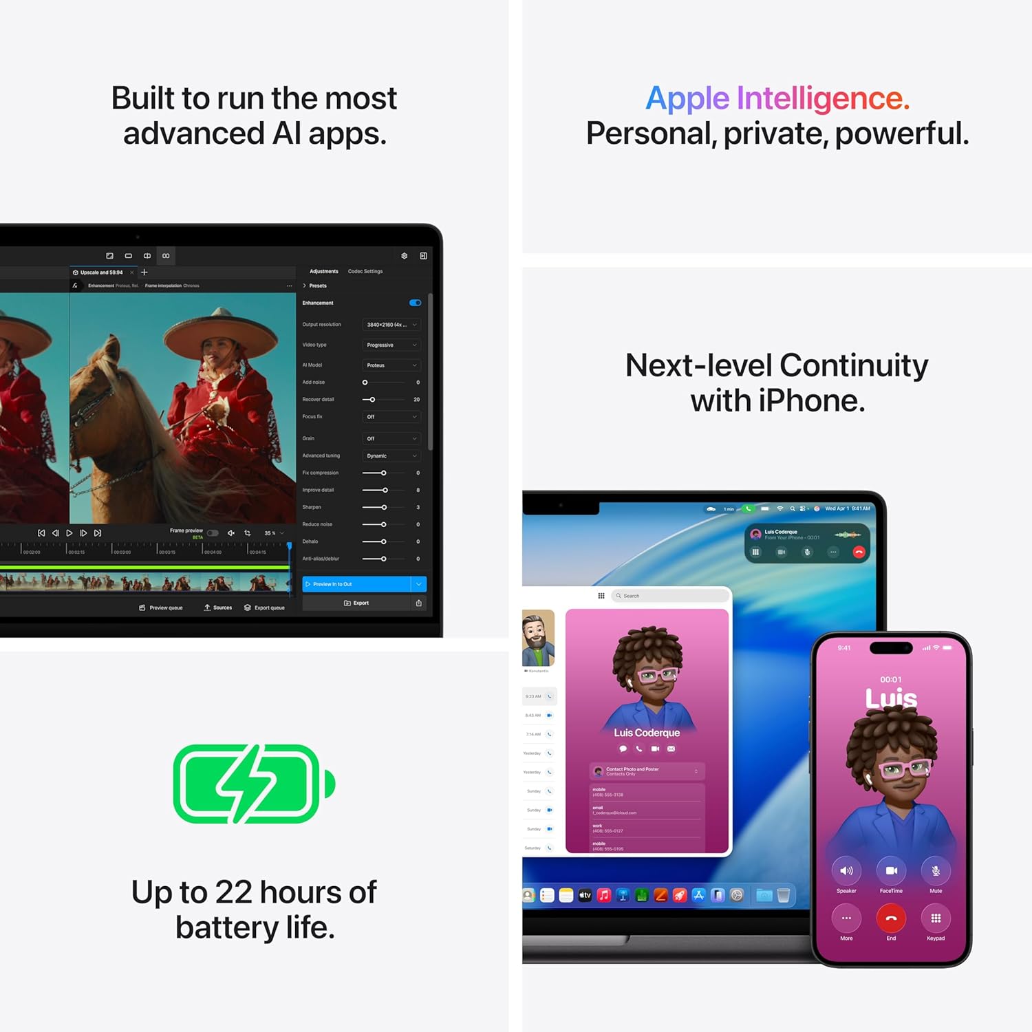 Apple 14-inch MacBook Pro with M5 Pro chip in Space Black, showing display and keyboard — view 5