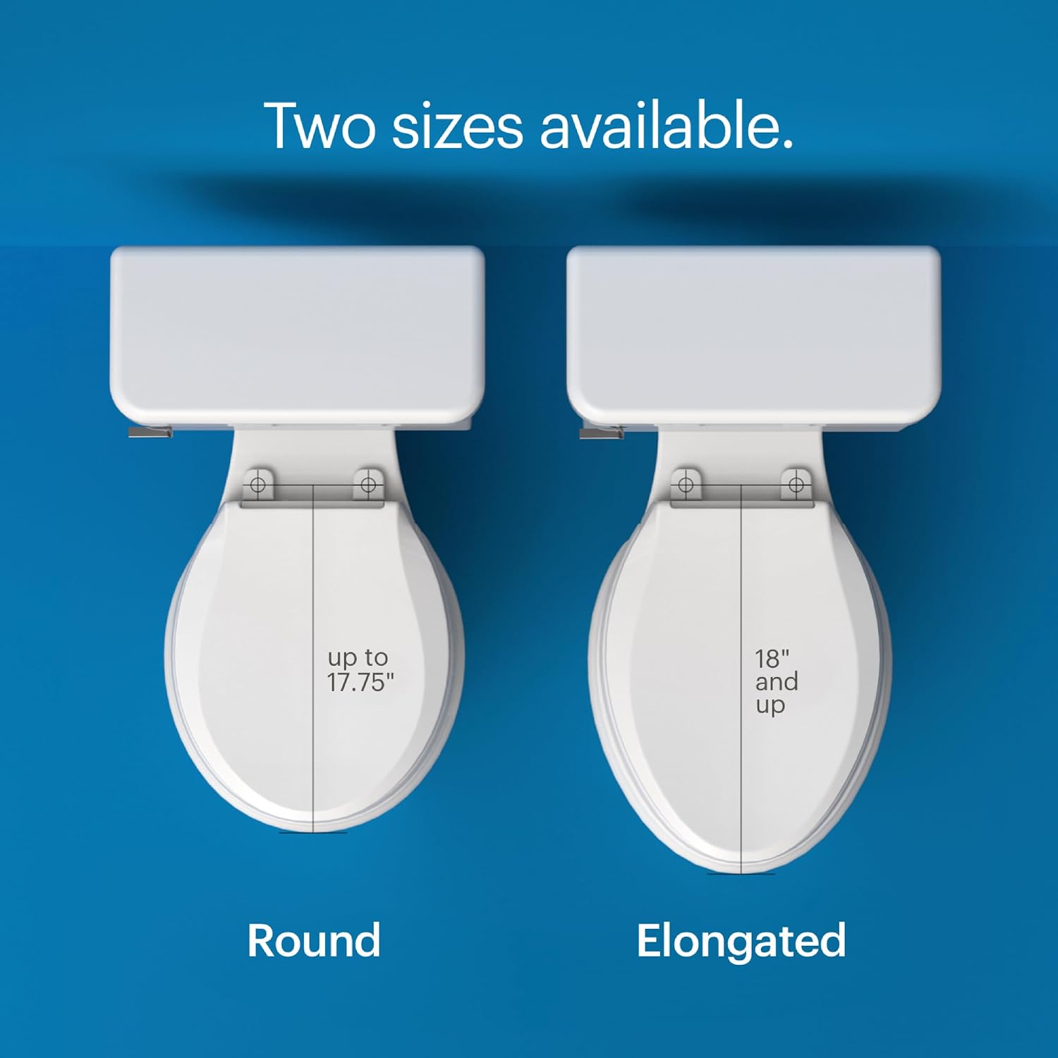Smart bidet toilet seat with stainless-steel nozzle, elongated design, and integrated nightlight โ view 4