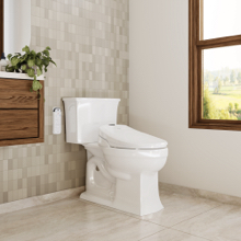 Smart bidet toilet seat with stainless-steel nozzle, elongated design, and integrated nightlight โ view 7a