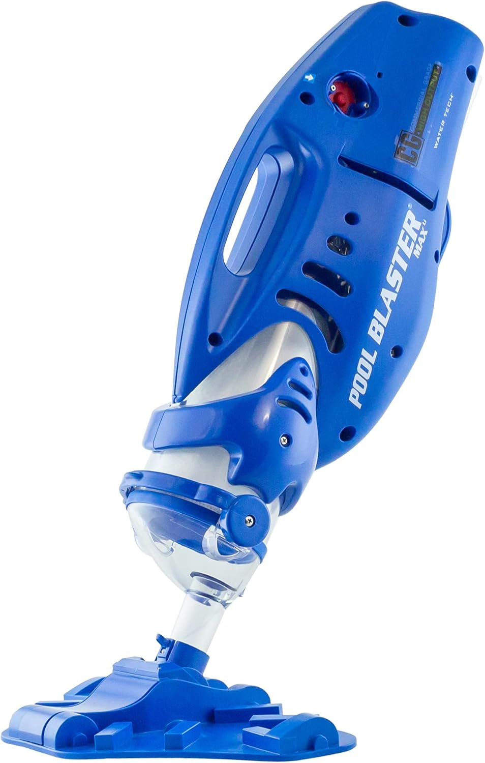 Cordless robotic pool cleaner with wall-climbing capability and strong suction, shown in pool setting โ view 3a