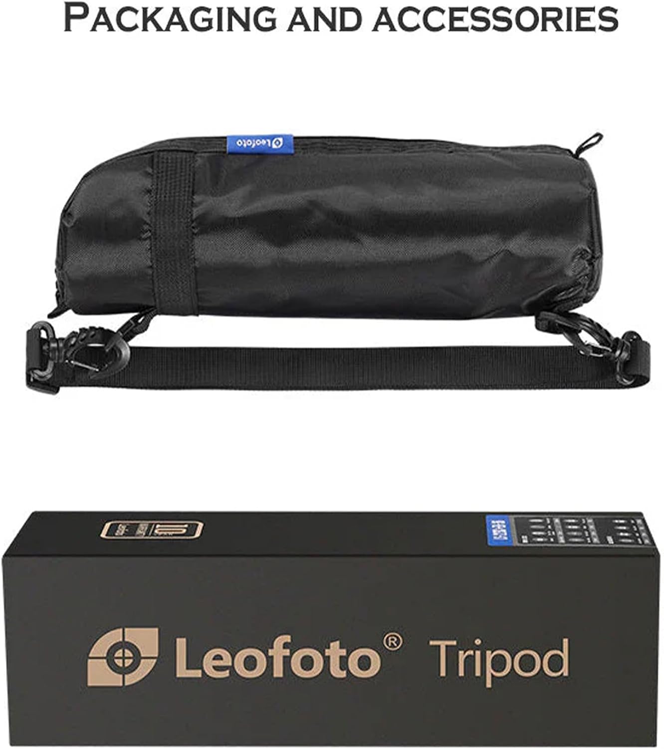 Carbon fiber mini tabletop tripod with 360° rotating ball head and convertible screw connector — view 3