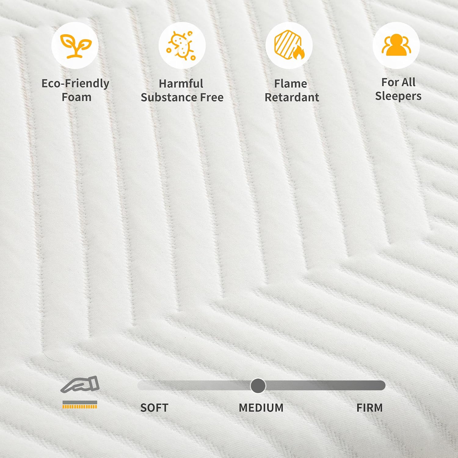 Adjustable bed frame with gel memory foam mattress, Bluetooth app control, and zero gravity positioning — view 5