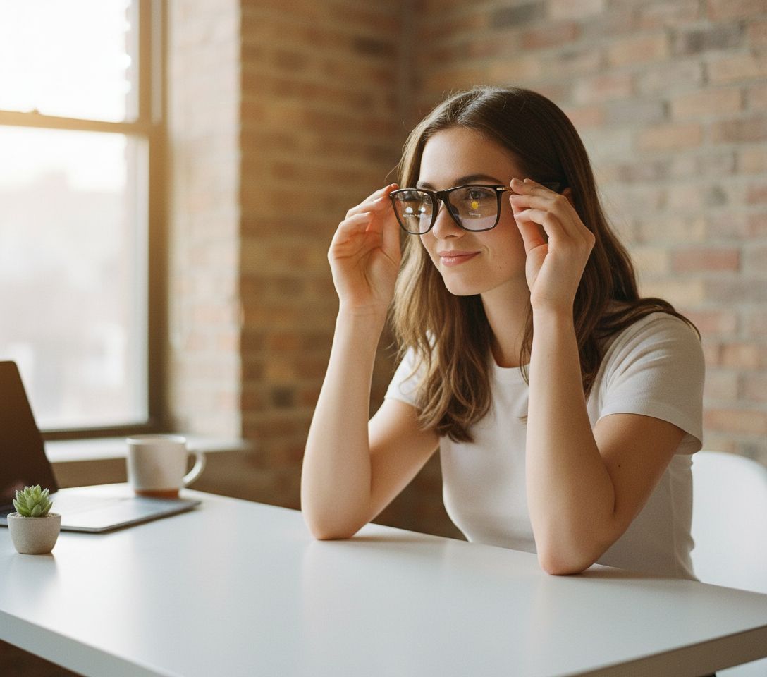 AI smart glasses with color-changing lens and Bluetooth connectivity, shown in sleek finish โ view 1