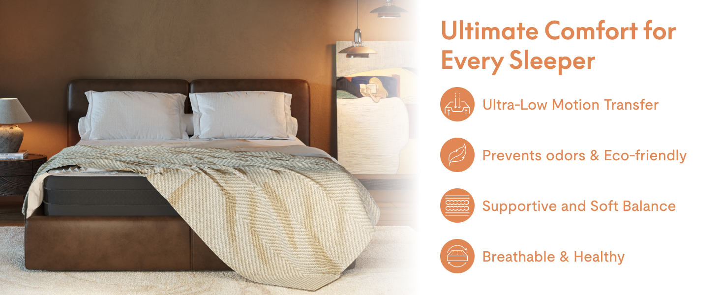 Adjustable bed frame with cooling gel memory foam mattress, wireless remote control, and under-bed lighting system — view 5b