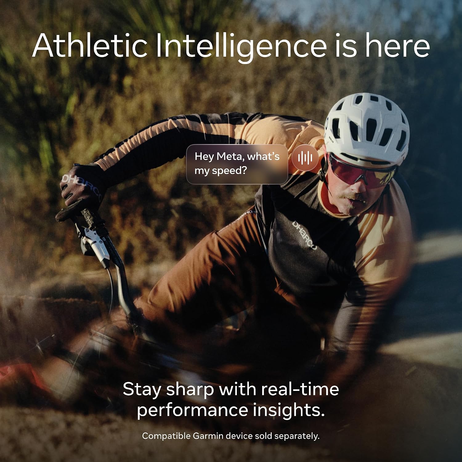 Smart AI glasses with black frame and dark tinted lenses, featuring integrated camera and audio recording capabilities — detail