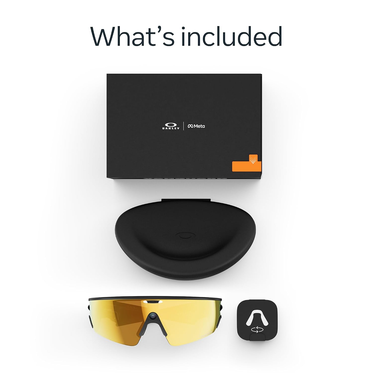 Smart AI glasses with black frame and dark tinted lenses, featuring integrated camera and audio recording capabilities โ view 5