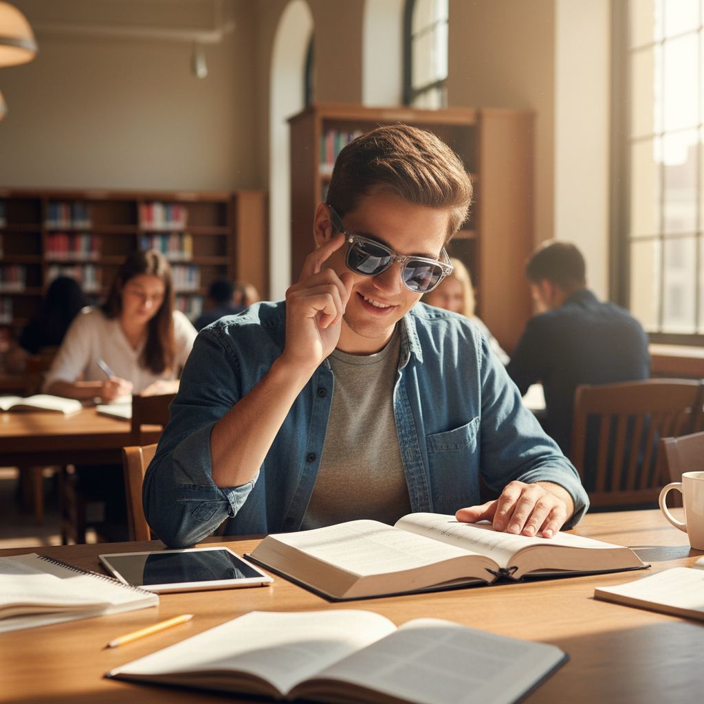 AI-enabled smart glasses with Wayfarer frame design in transparent grey finish, featuring 12MP camera and 3K video recording capability — view 2