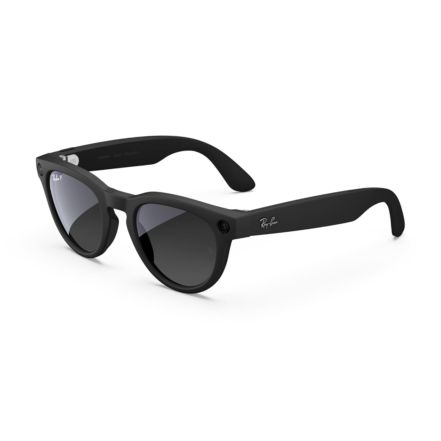 Meta Ray-Ban (Gen 2), Headliner, Matte Black | Smart AI Glasses for Men, Women — 2x Battery Life — 3K Ultra HD — 12 MP Camera, Audio, Video Recording — Polarized Gradient Graphite Lenses — Sunglasses