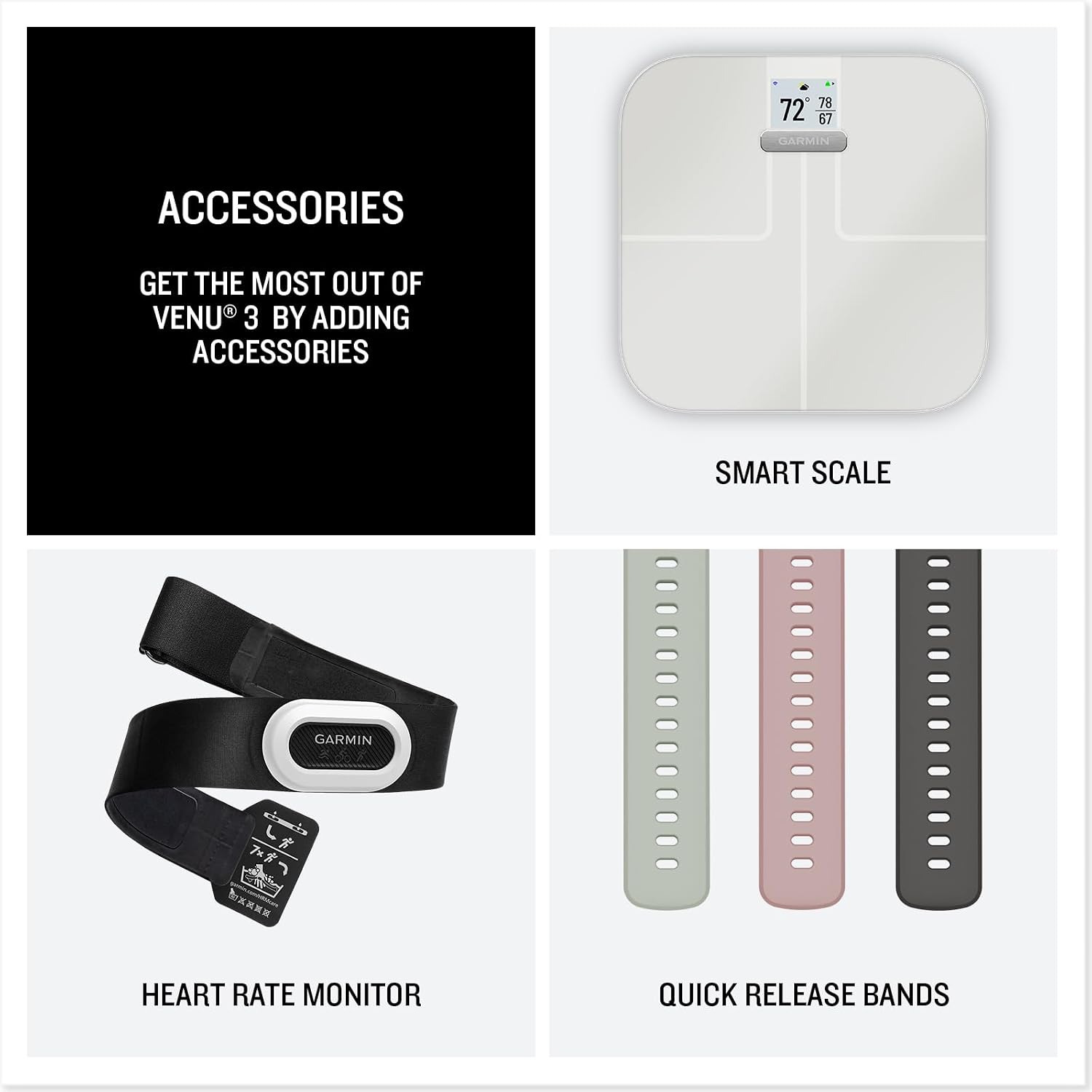 Premium AMOLED GPS smart watch in linen finish with health tracking and sports modes — view 4