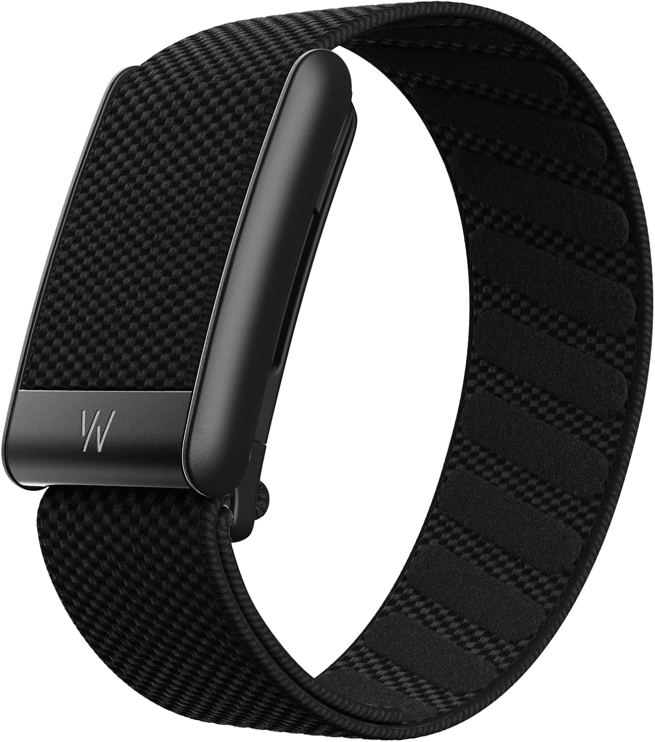 Minimalist wireless activity tracker wearable with display screen โ front