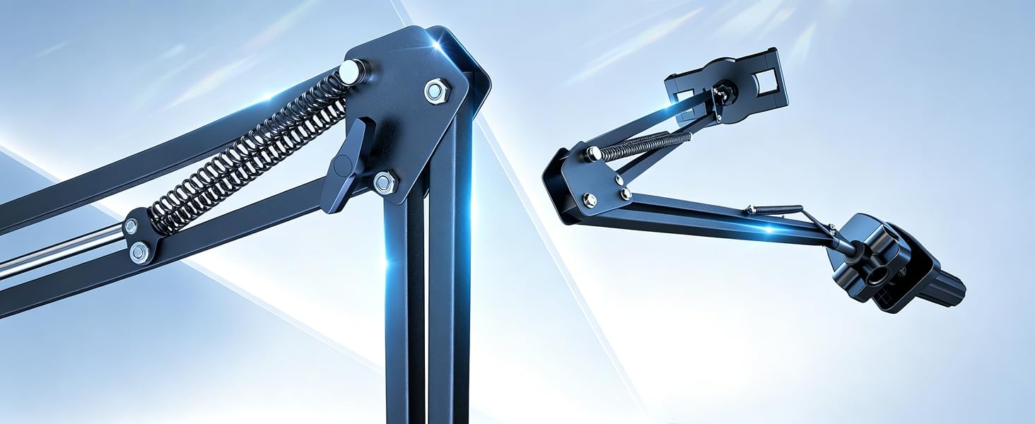 Heavy-duty carbon steel [product type] with 360° rotating base and expanding clamps, shown in [finish/position] — view 5b